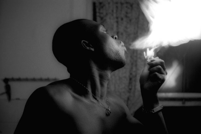 Man blows Fire