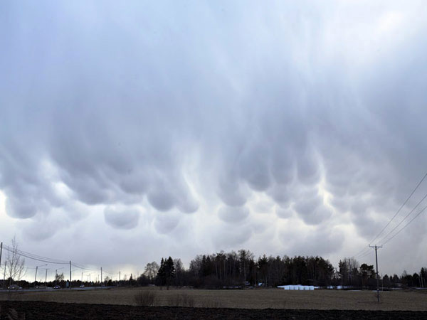 Mammatus Cloud from series Winter Days & Summer Nights. Finland